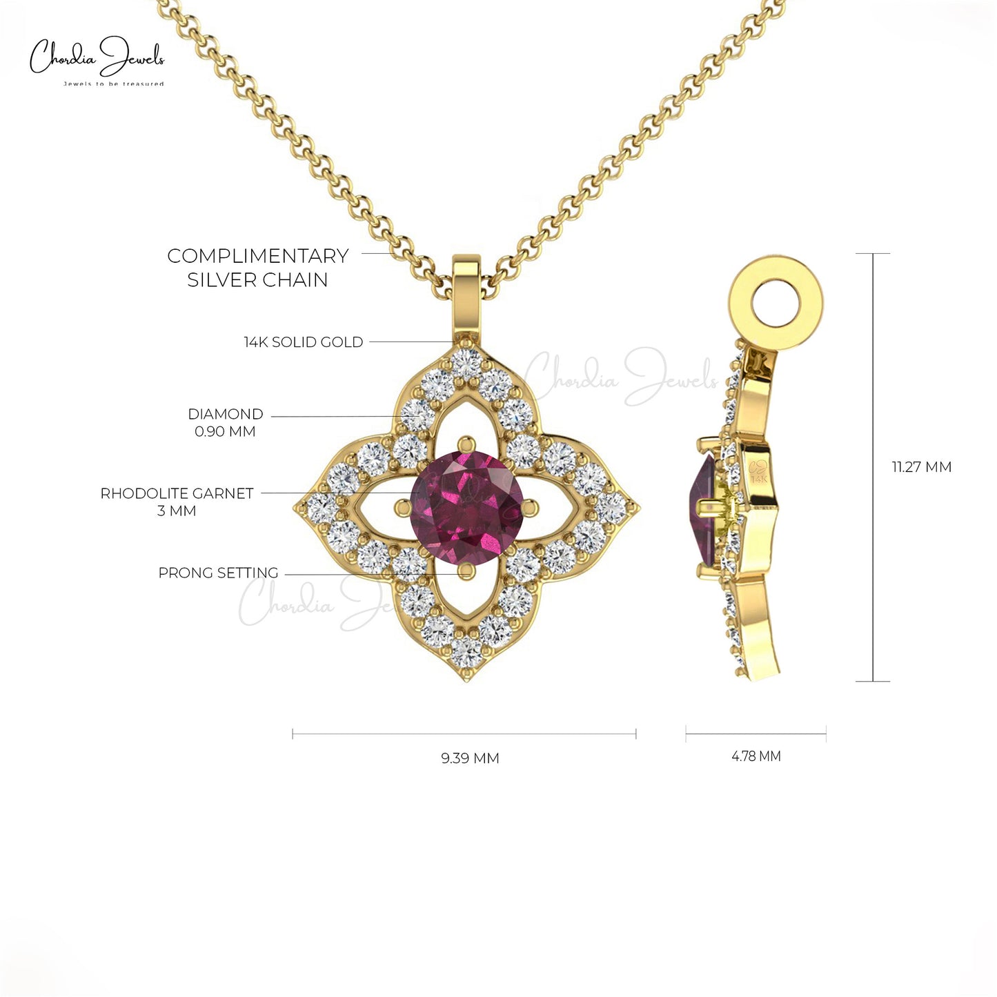 Floral Women Pendant