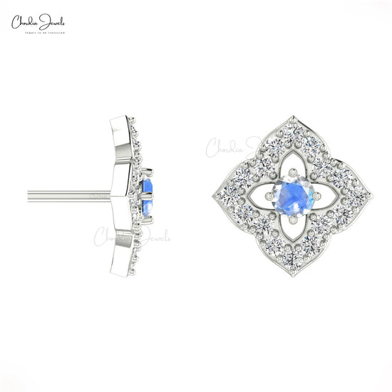 Prong Set Gemstone Studs Earrings