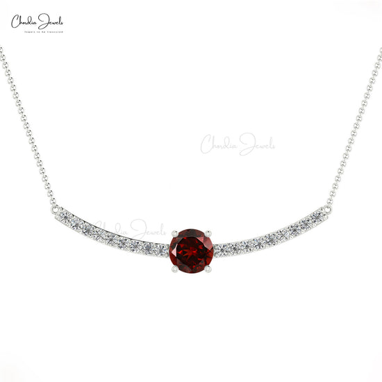 January Birthstone Necklace