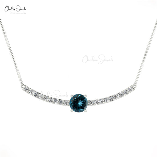 London Blue Topaz Necklace
