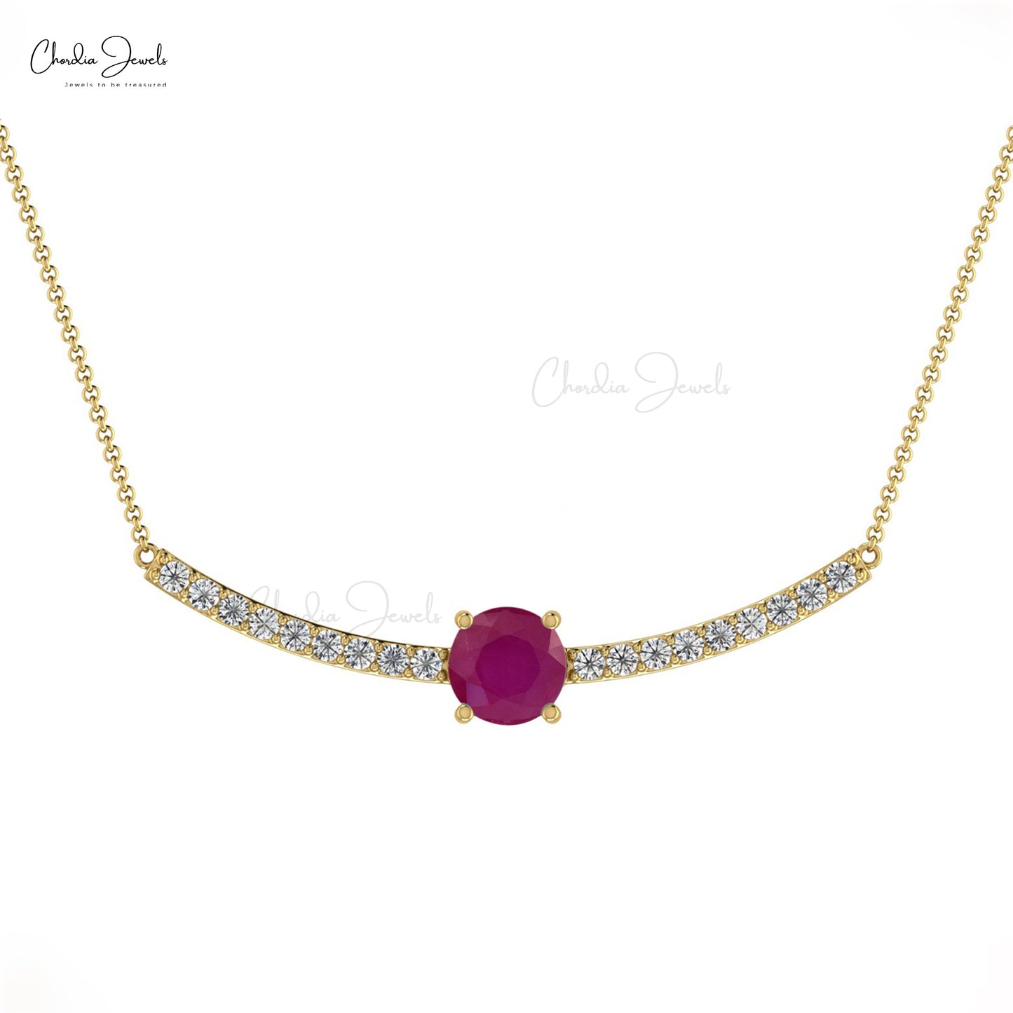 Round Cut Necklace