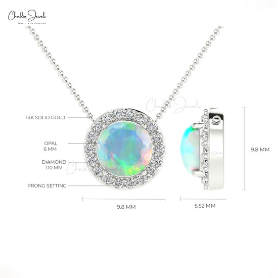 Opal Gemstone Necklace
