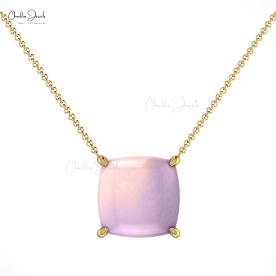 Rose Quart Gemstone Necklace