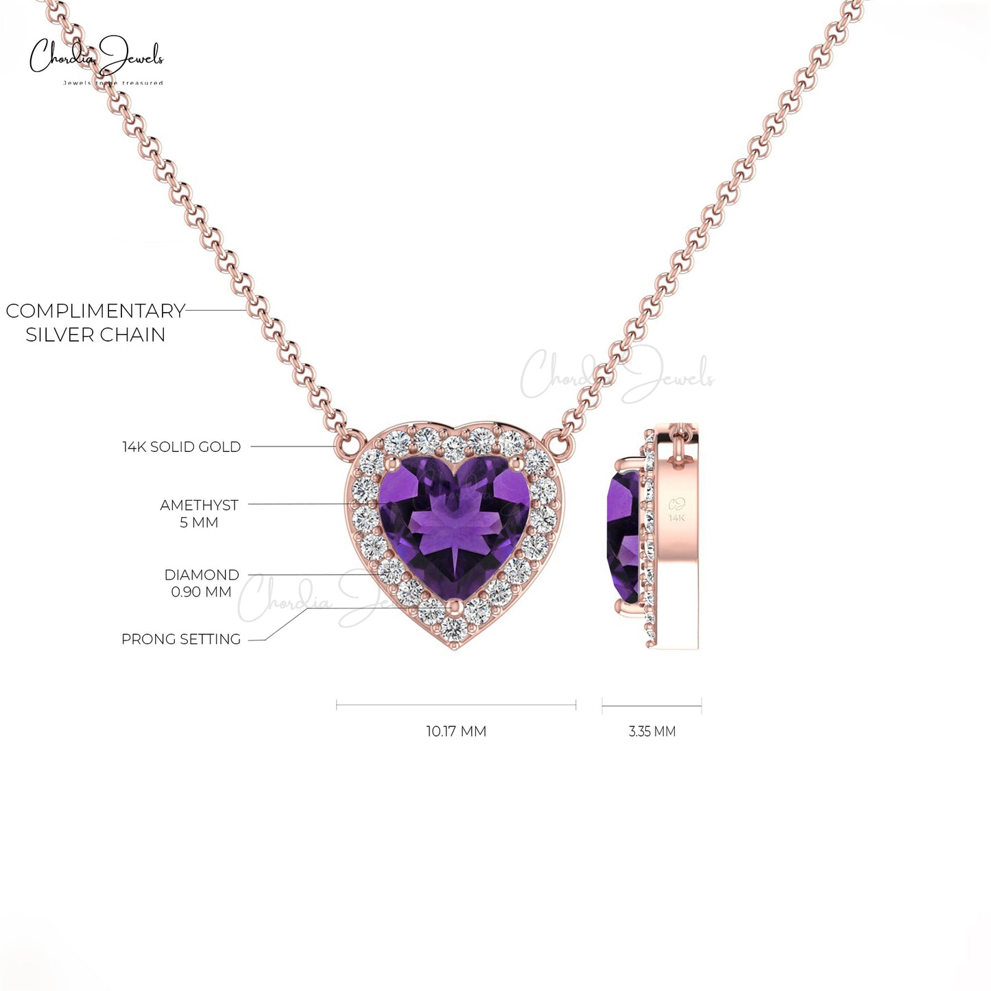 Diamond Halo Necklace