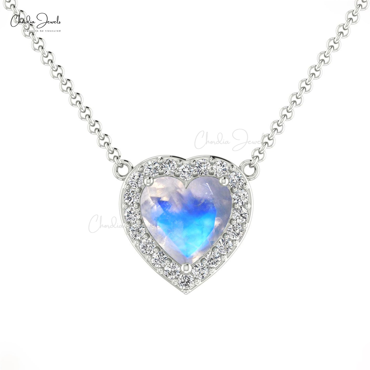 Diamond Halo Necklace