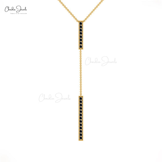 Buy Black Diamond Drop Necklace