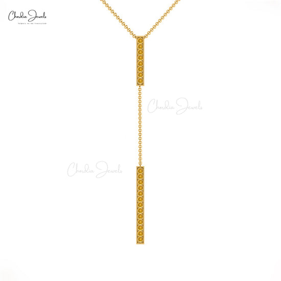 Buy Citrine Drop Necklace