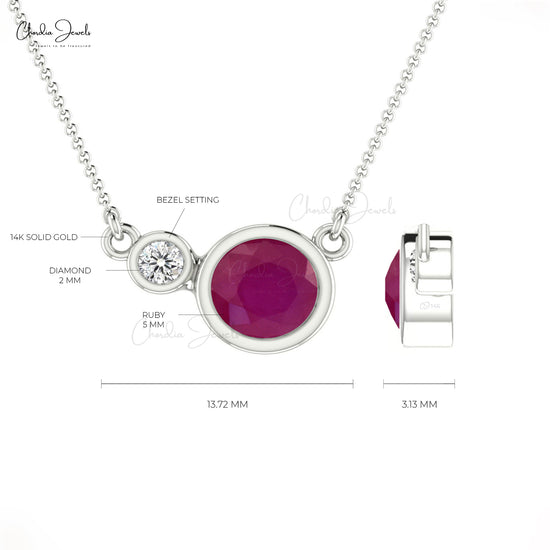 Two Stone Birthstone Necklace - Sterling Silver — Canova Home - Local  Artists' Jewelry, Lighting, Home Decor & Gifts. Pearl Street Mall, Boulder  Colorado