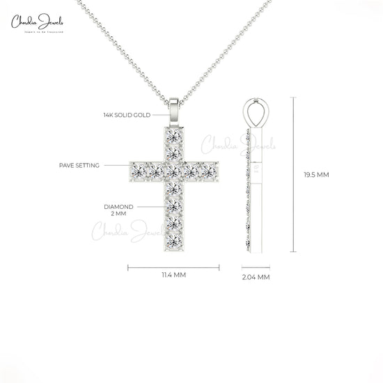 Cross Diamond Pendant