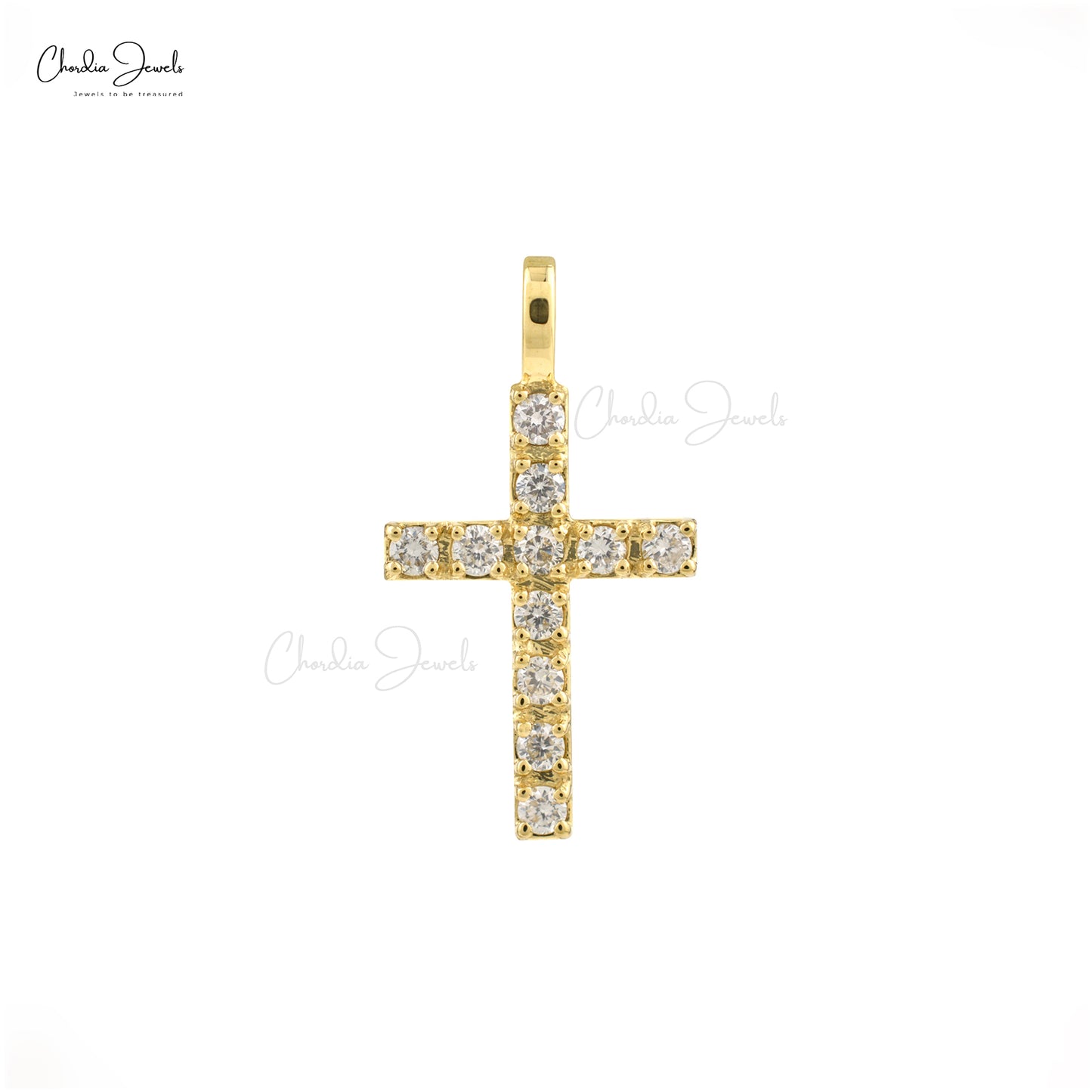 White Diamond Religious Pendants