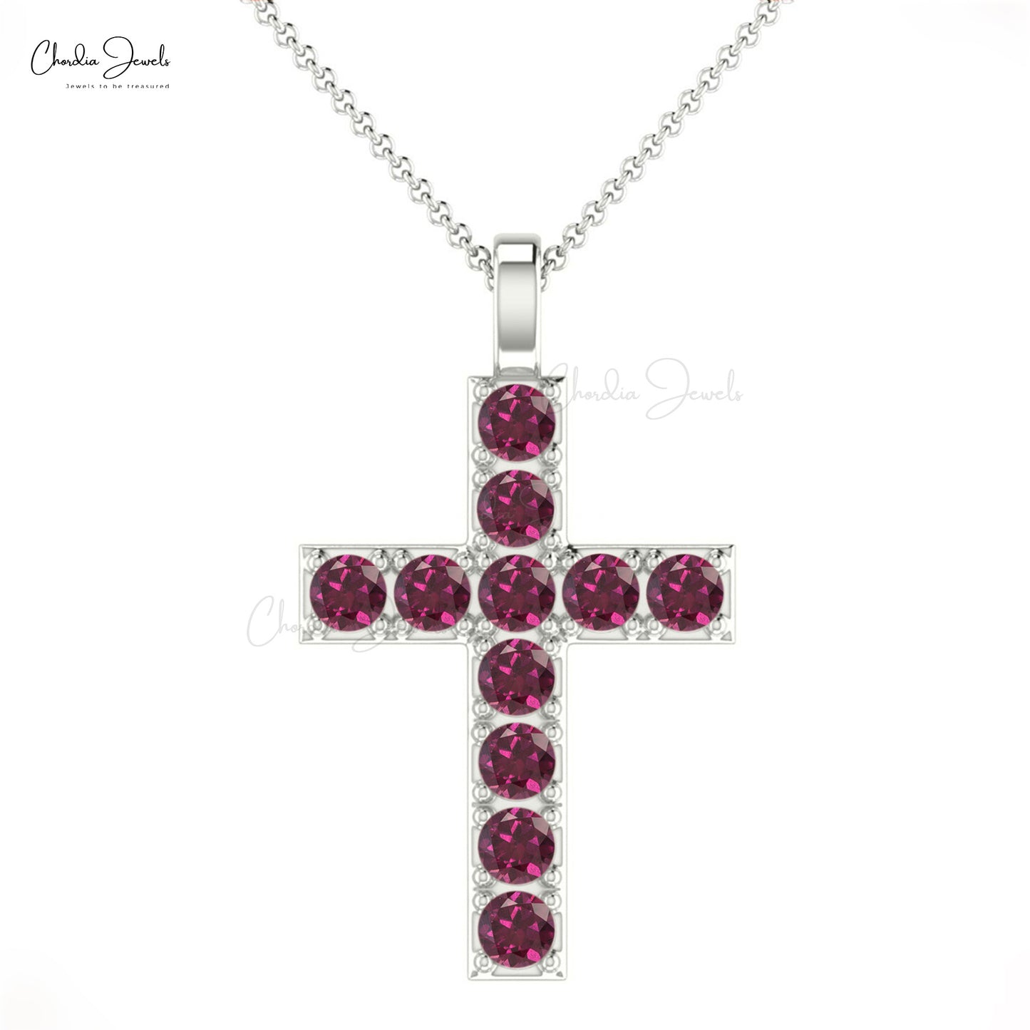 Rhodolite Garnet Pendant