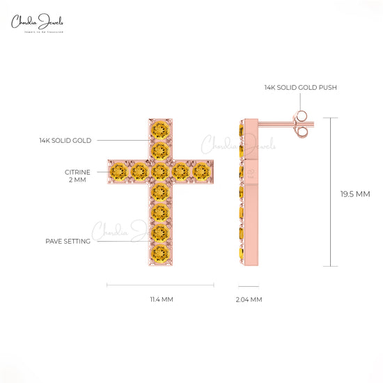 Religious sign earrings