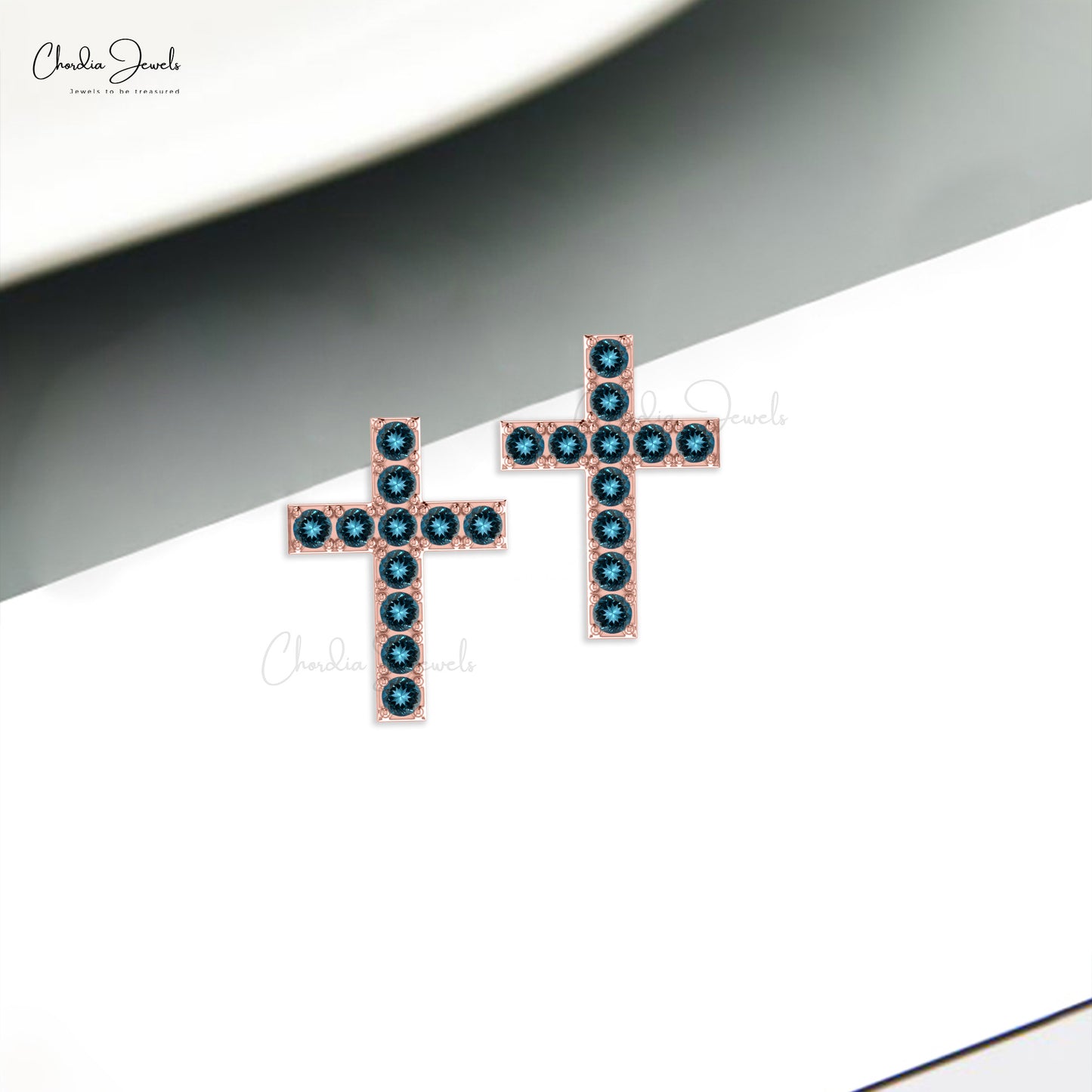 London Blue Topaz Stud Earrings