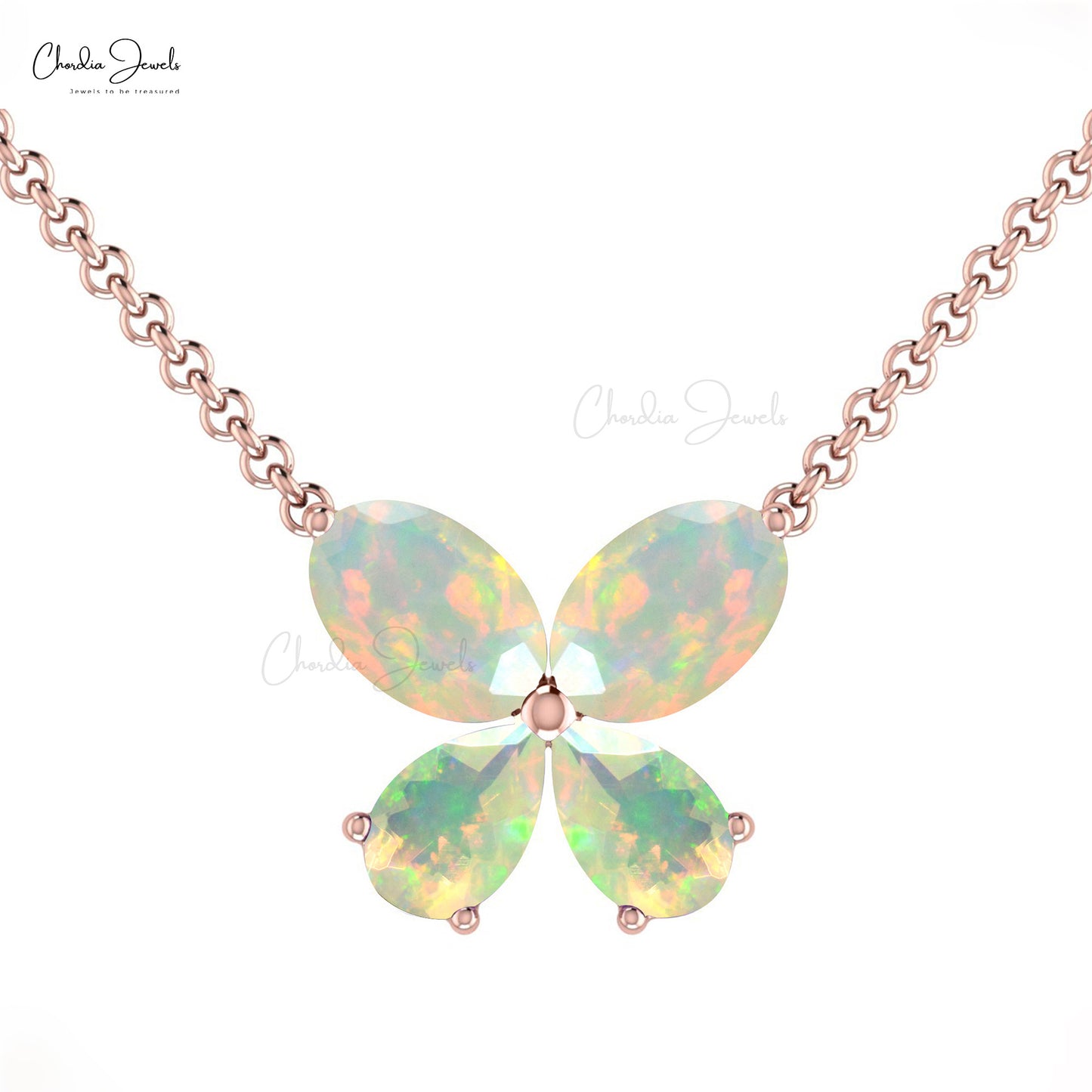 Butterfly Opal Necklace