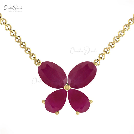 Load image into Gallery viewer, Genuine Red Ruby Necklace
