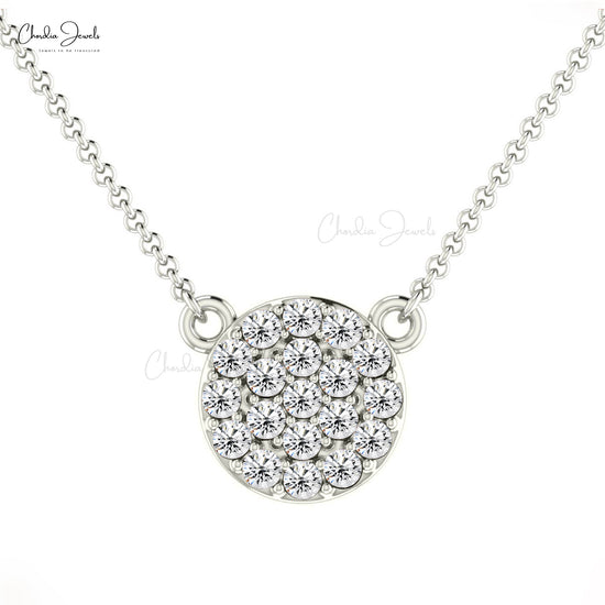 White Diamond Dainty Necklace