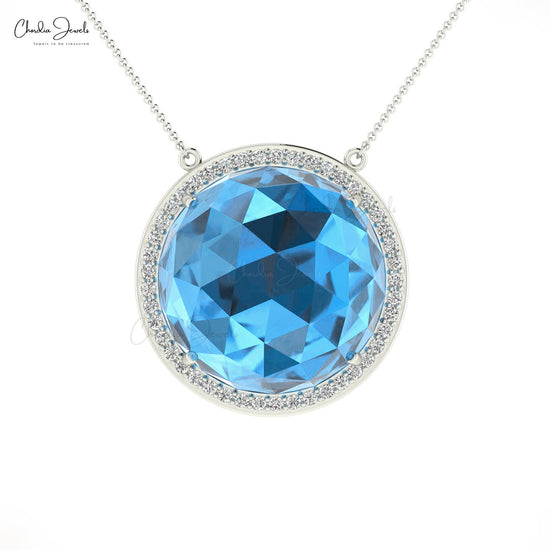 Amazon.com: Rose Gold Blue Sapphire Necklace Sterling Silver 3 Ct Oval  Large Blue Gemstone Sapphire Pendant : Handmade Products