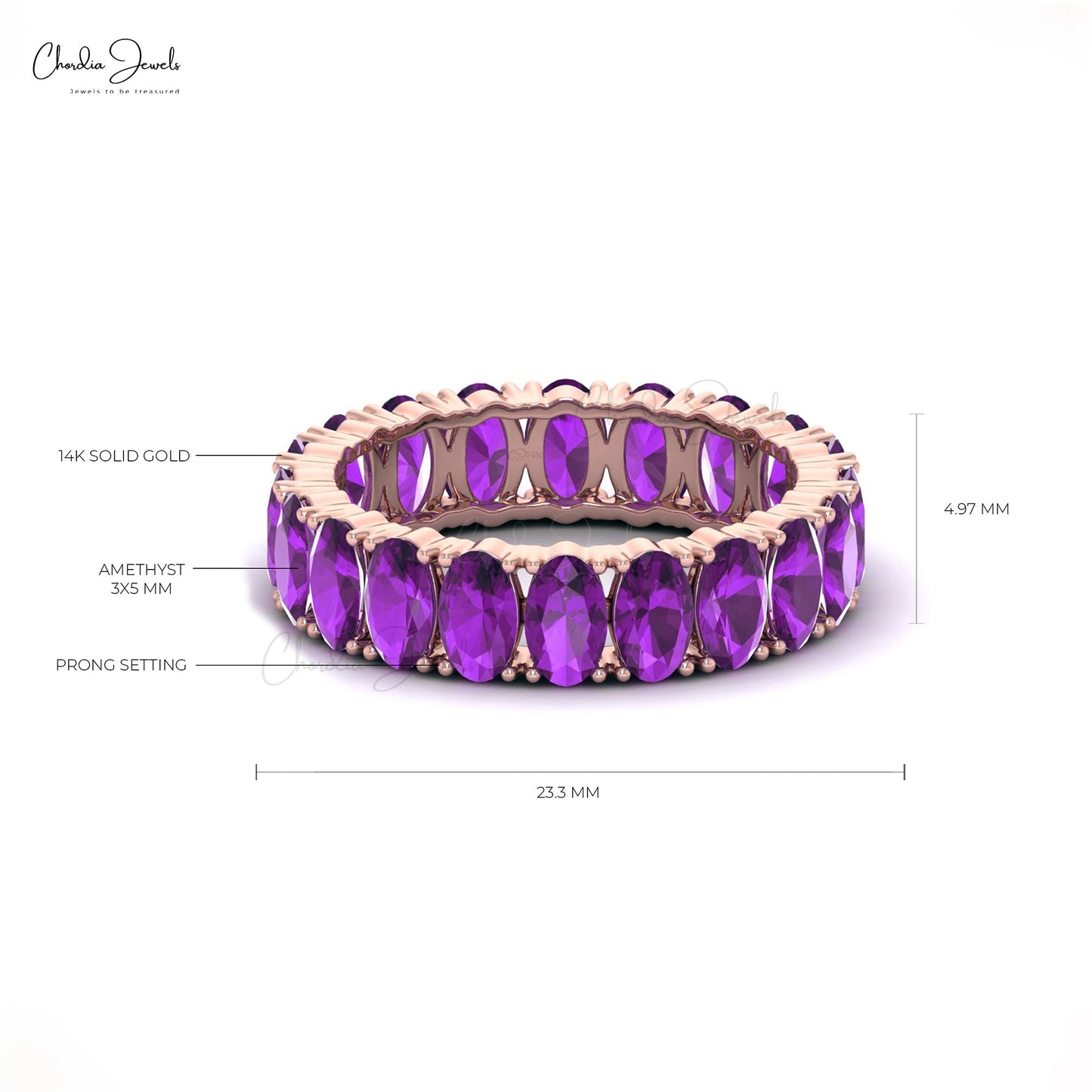 Load image into Gallery viewer, 14l gold eternity ring
