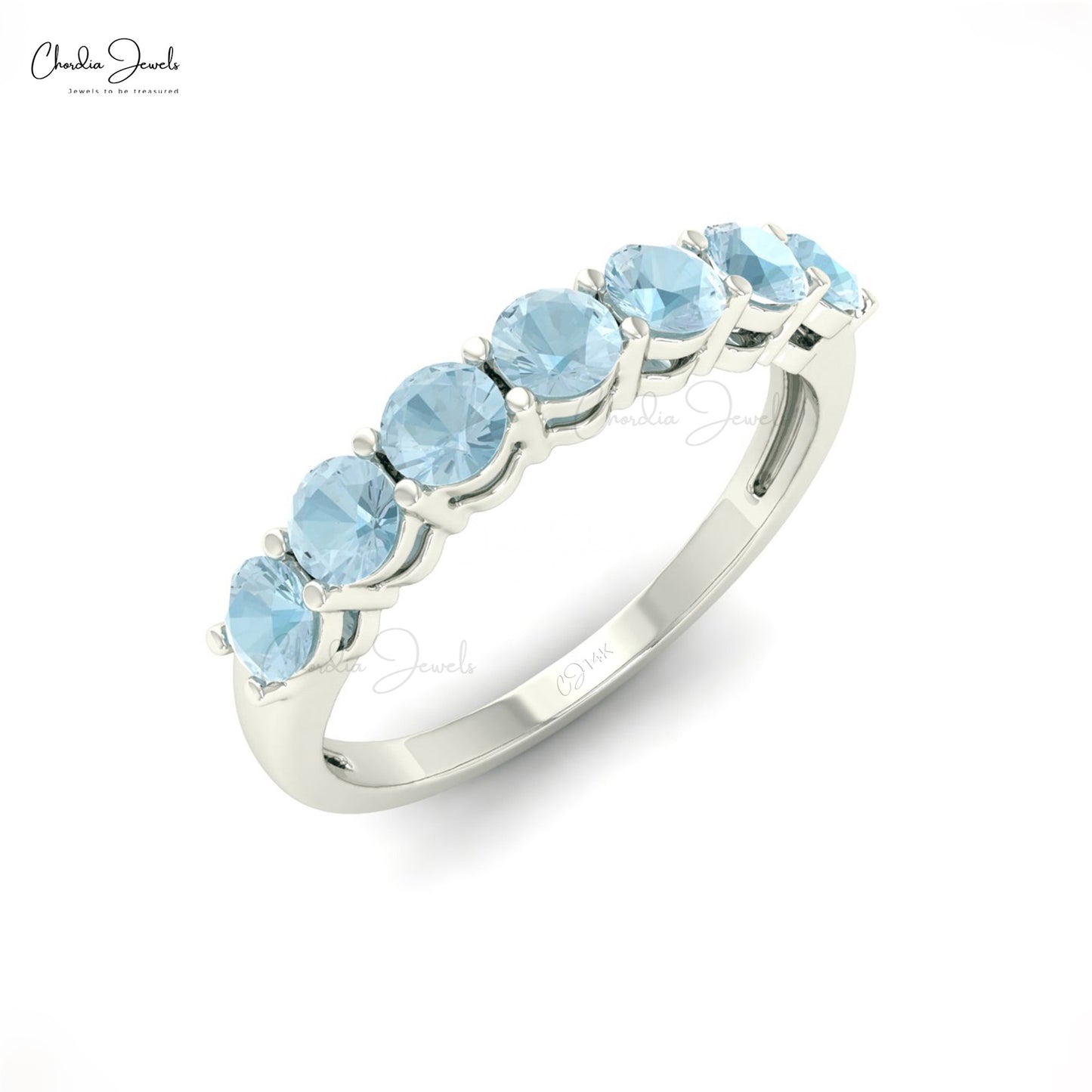 Aquamarine Stones Ring