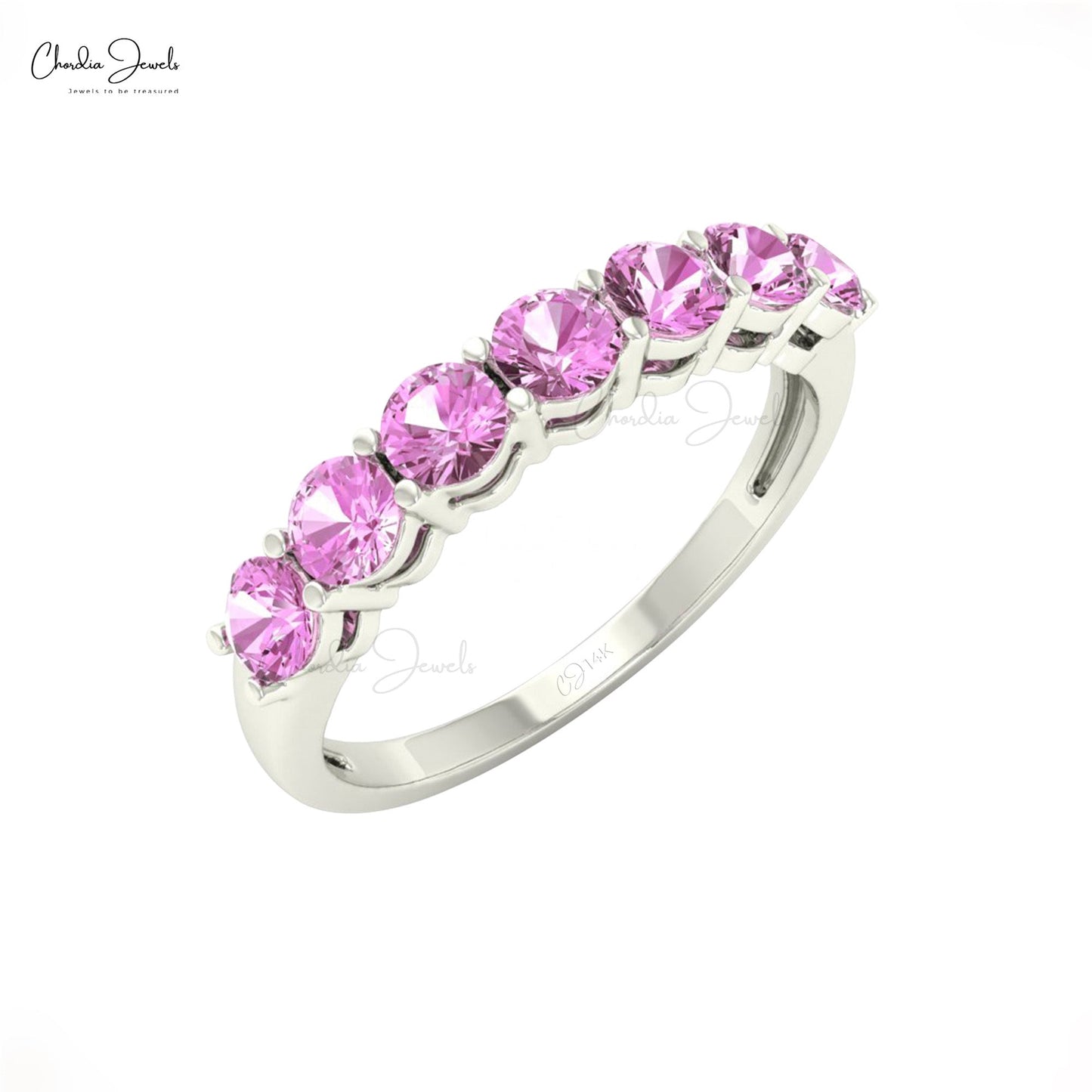 Minimalist Pink Sapphire Top Quality Gemstone Ring for Her