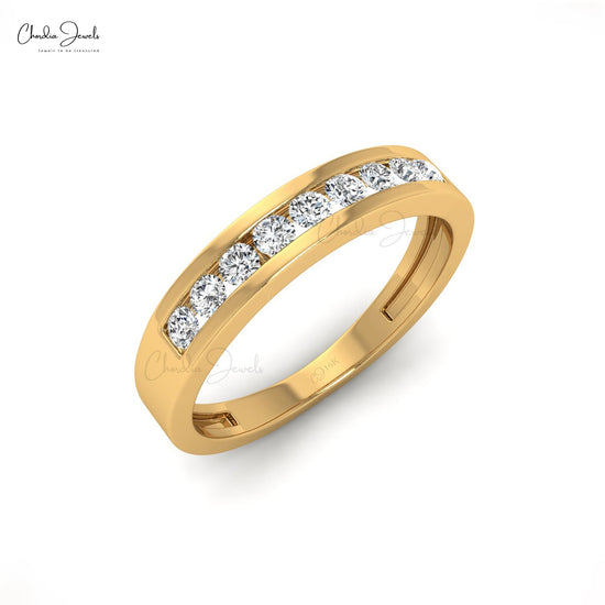 14k Solid Gold Men's Women's Moissanite Hip Hop Ring For Rapper, Size: 3 Us  To 9 3/4 Us at Rs 75600 in Surat
