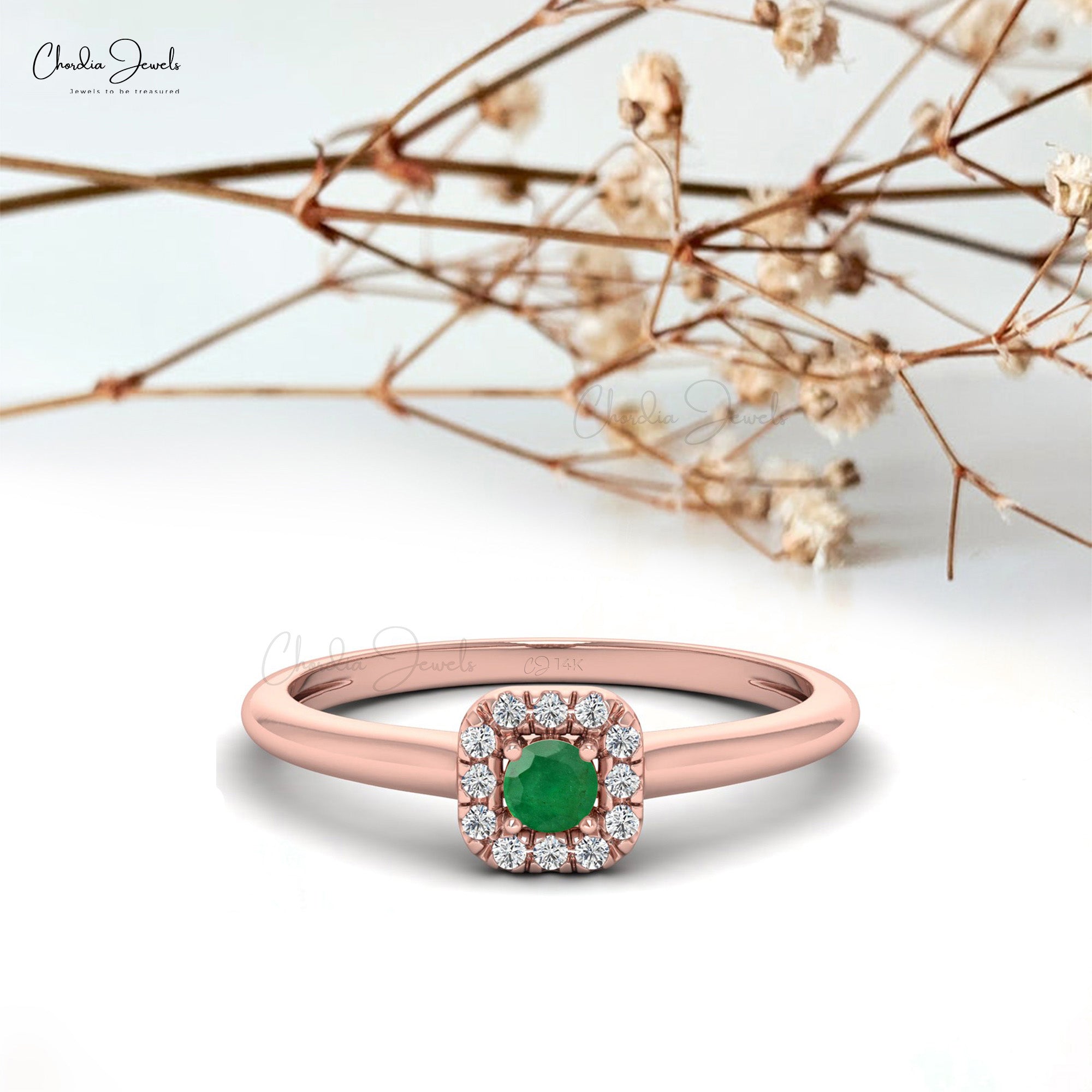 Ruby and Emerald Classic Reversible Diamond Ring - Chris Jewels