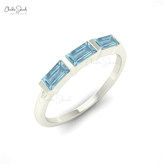 Aquamarine Stone Ring