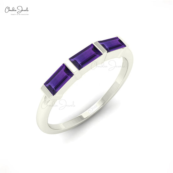 Amethyst Wedding Ring