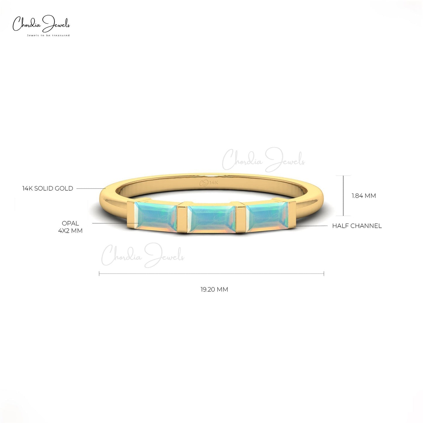 Fire Opal Gemstone Ring