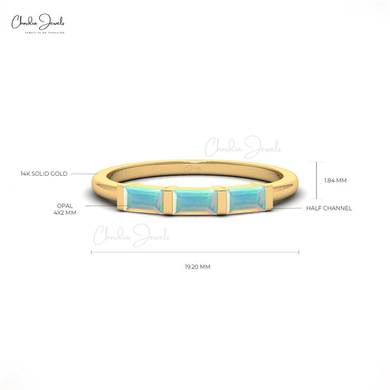 Fire Opal Gemstone Ring