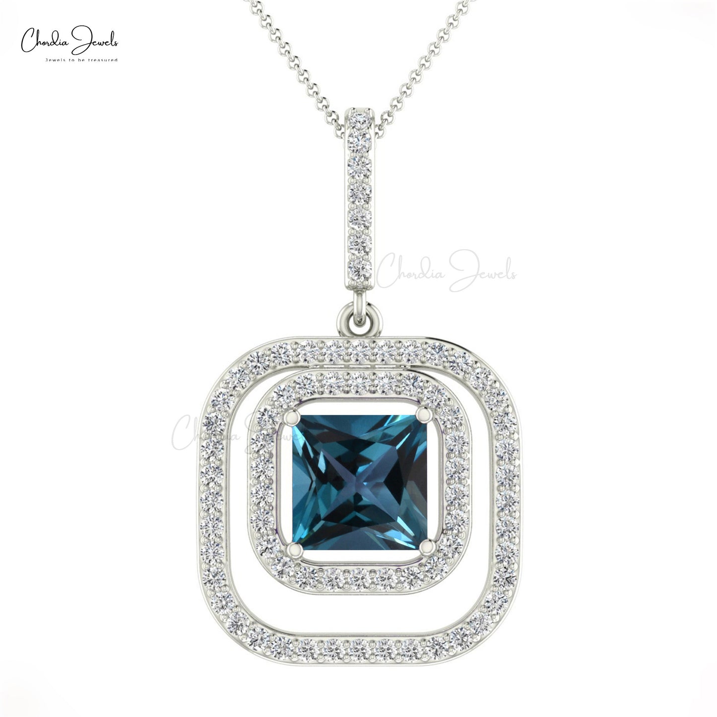 London Blue Topaz Pendant