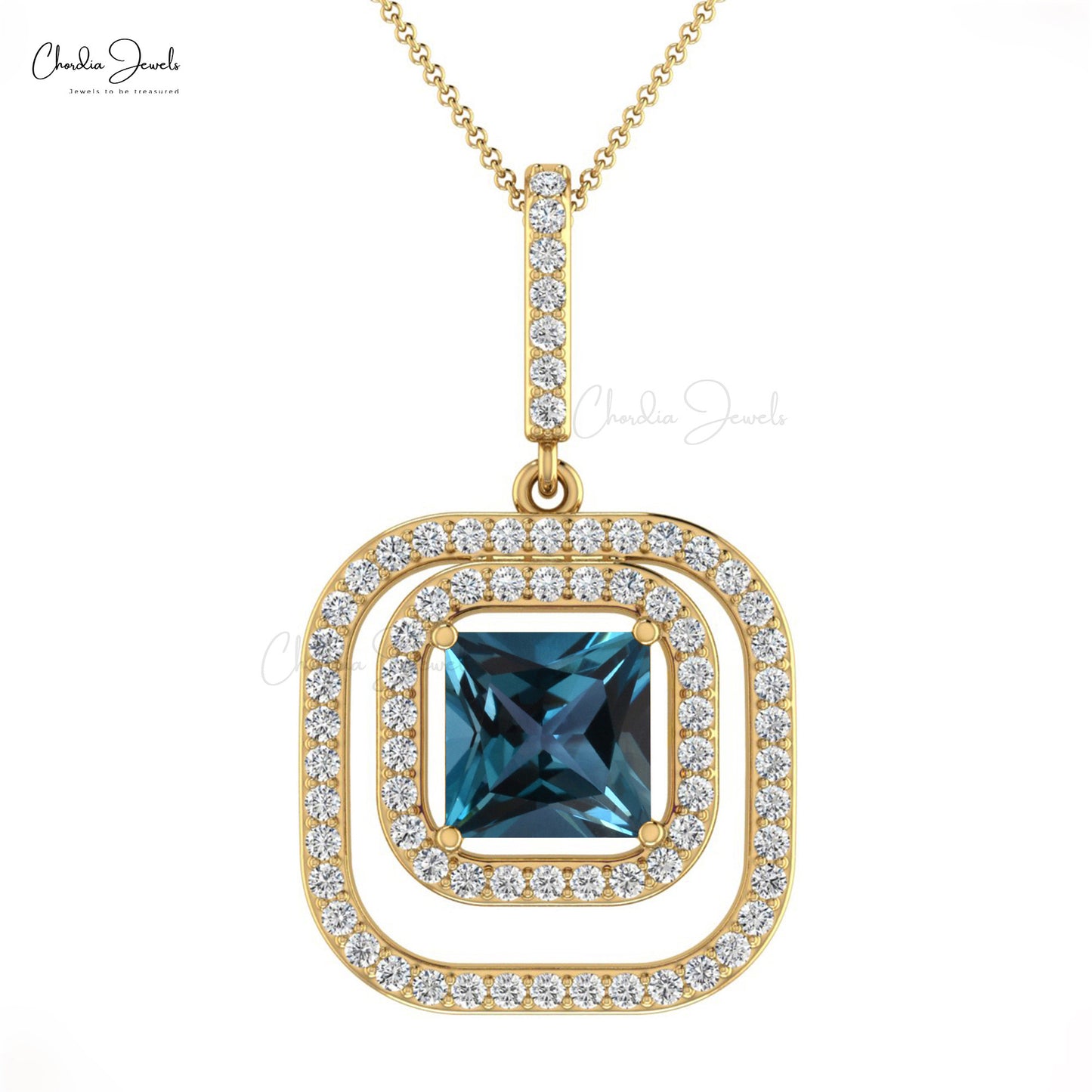 Halo Diamond Pendant