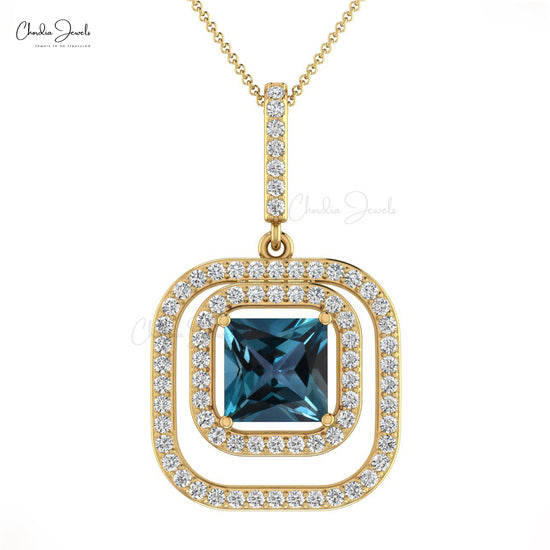 Halo Diamond Pendant