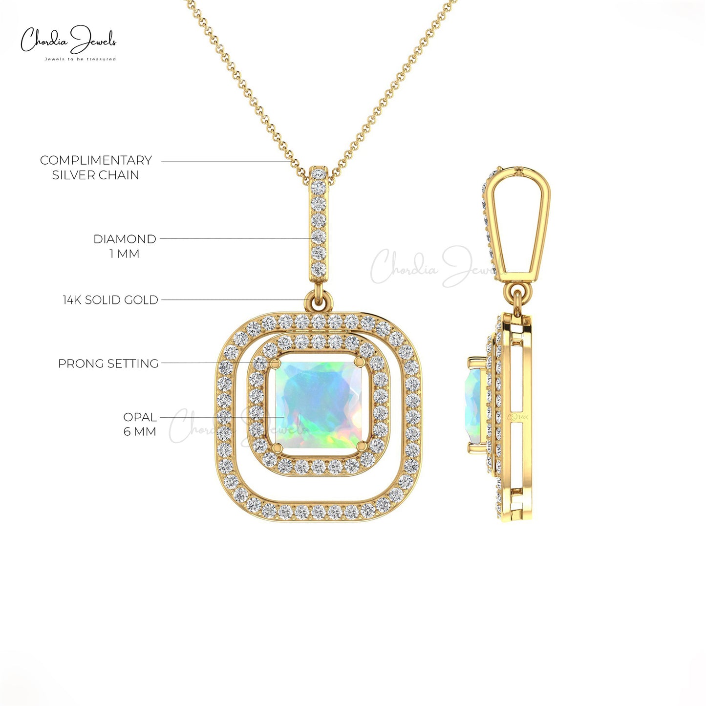 Natural Opal Pendant