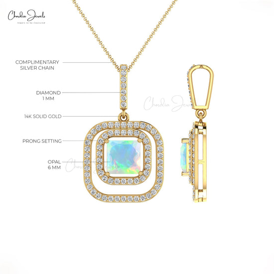 Load image into Gallery viewer, Natural Opal Pendant
