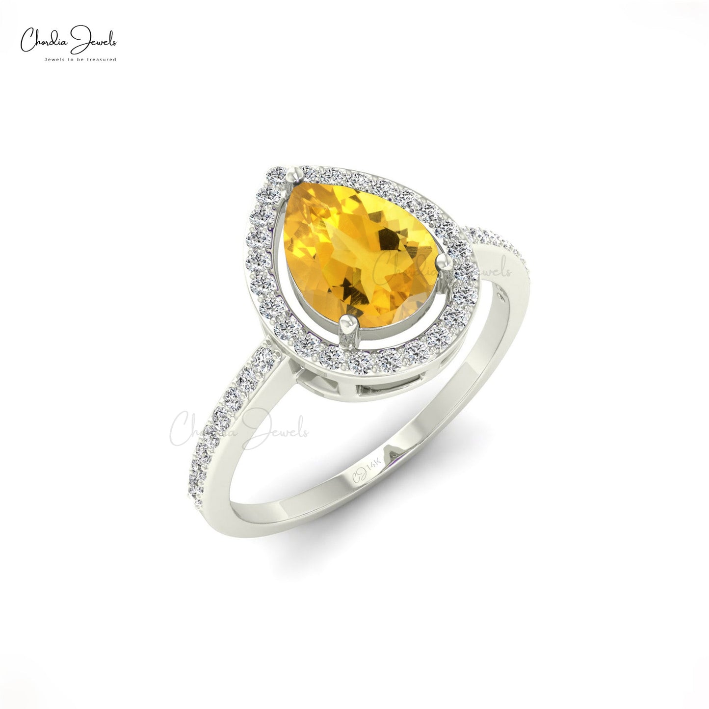 15.90 Carats Citrine, Diamond and 18K Gold Ring - Fine Jewelry by Tamsen Z