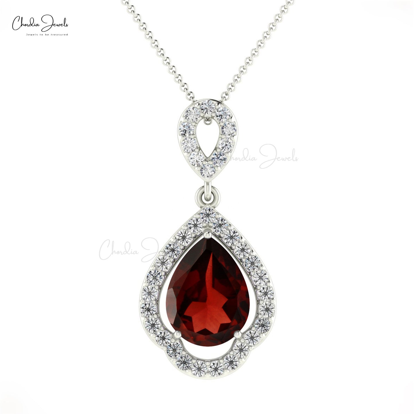 Designer Garnet Pendant