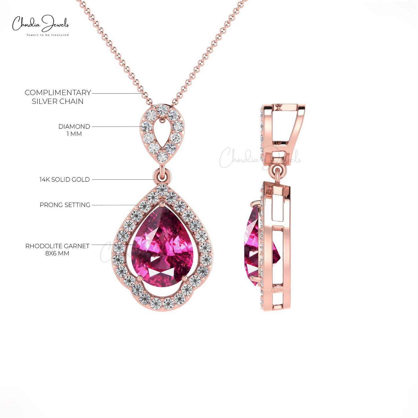 White Diamond Pendant