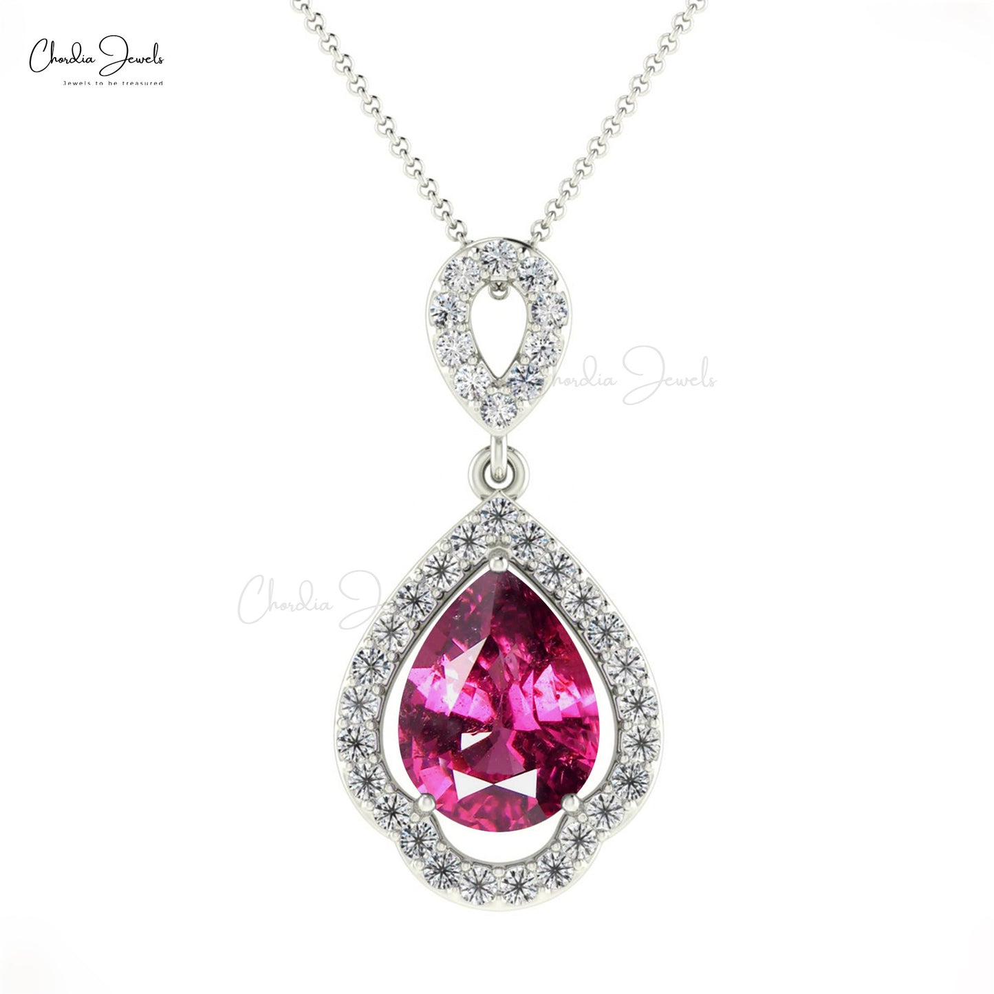 Rhodolite Garnet Pendant
