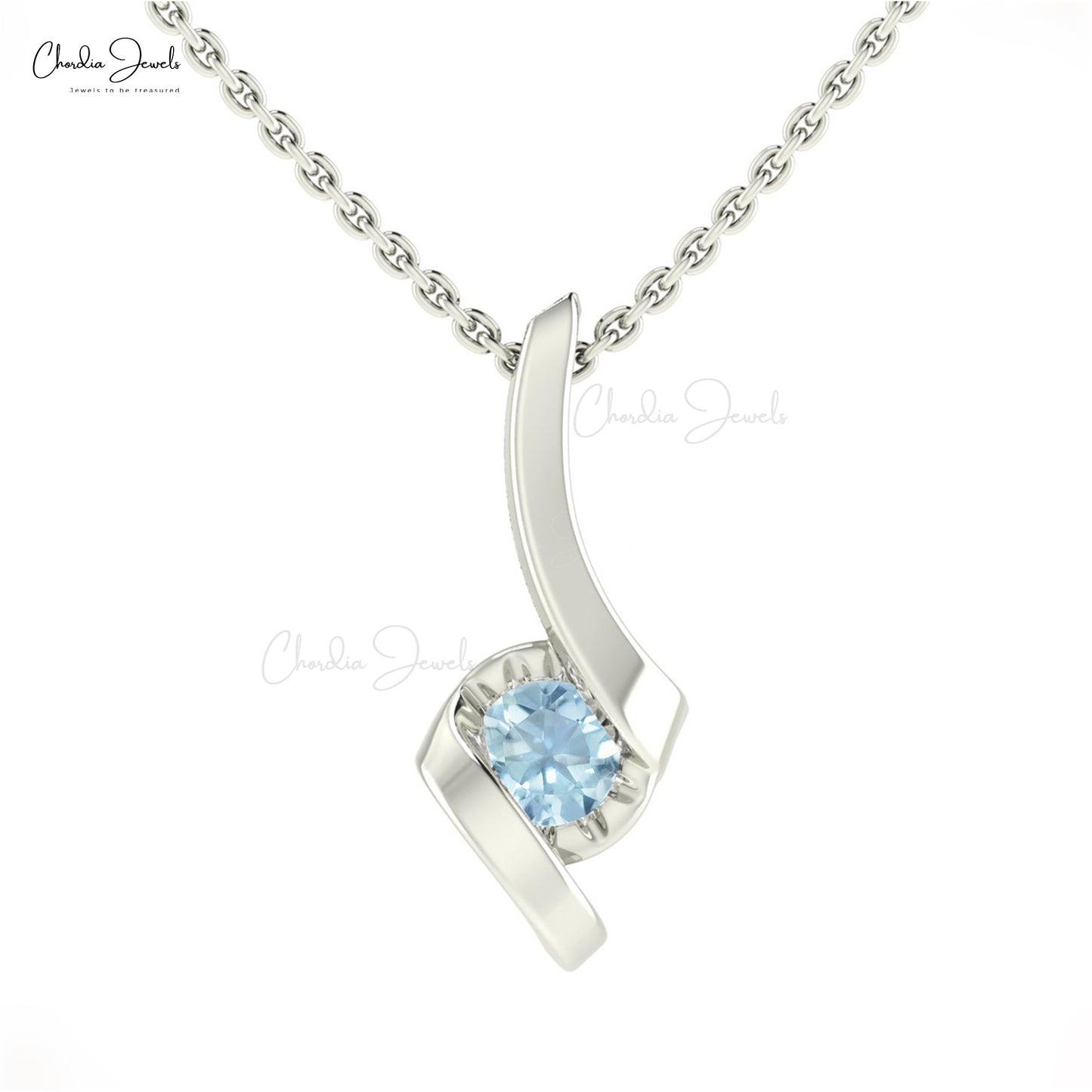Aquamarine Pendant 
