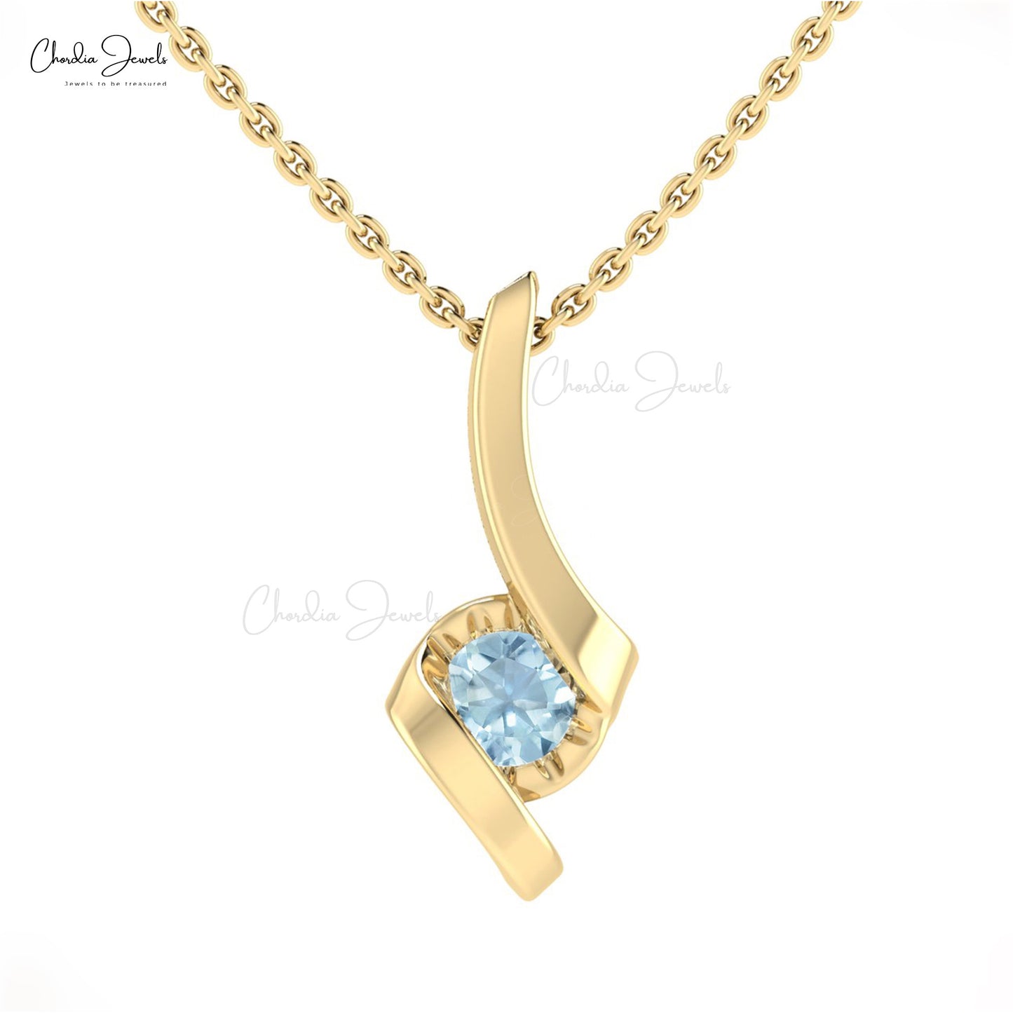 Solitaire Dangle Pendant