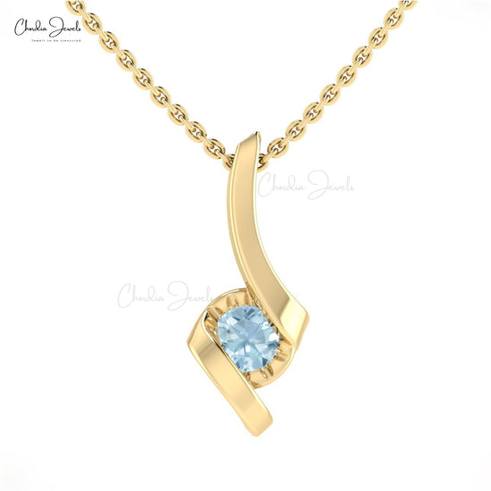 Solitaire Dangle Pendant