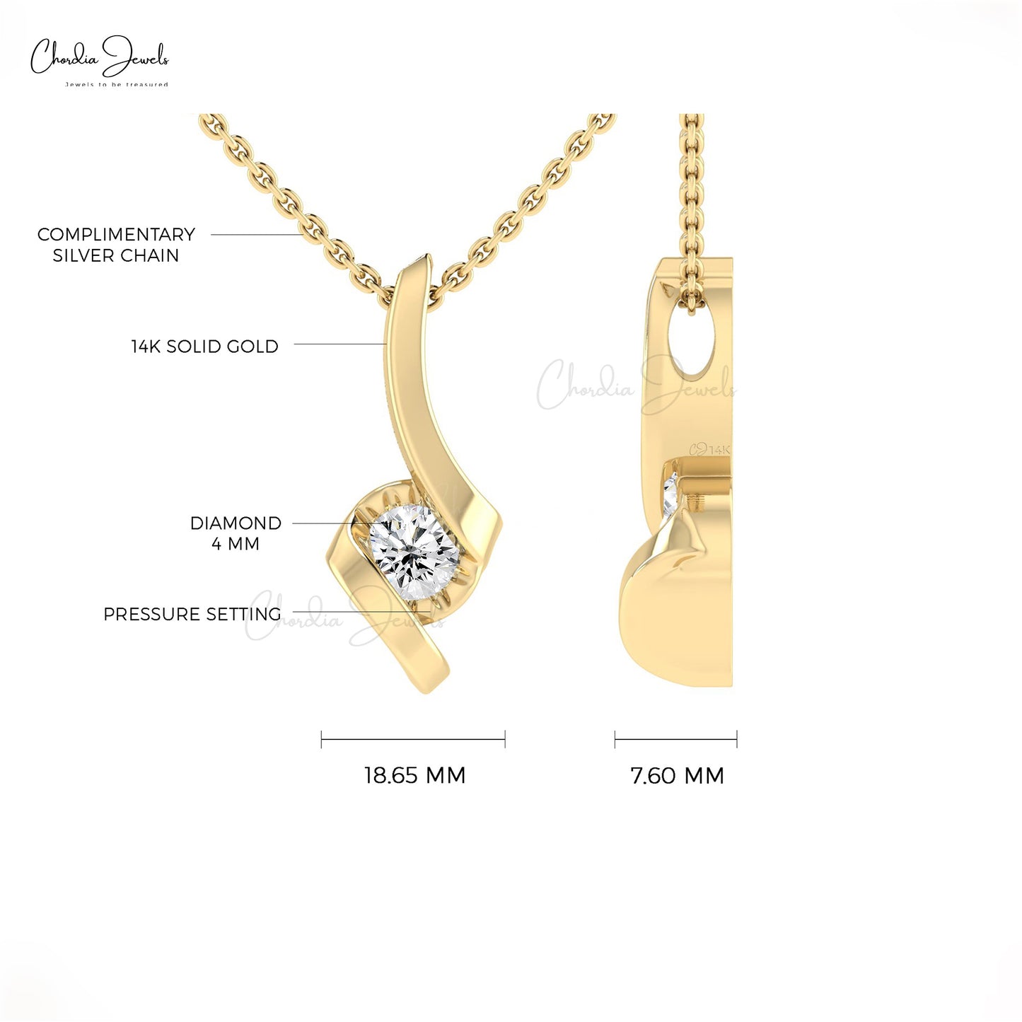 Solitaire Women Necklace