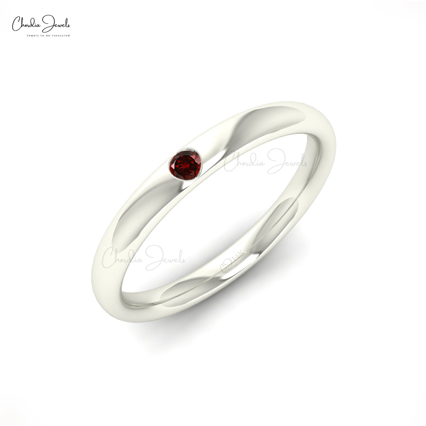 Gold Garnet Ring