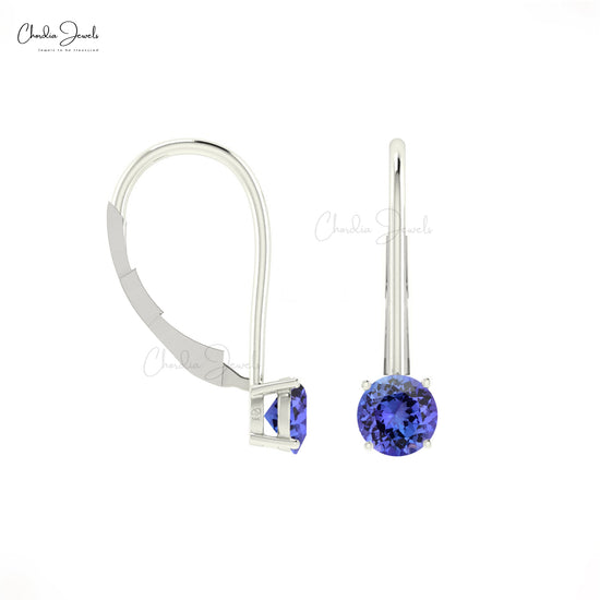 tanzanite dangle earrings