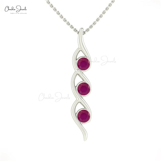 Designer Ruby Pendant 