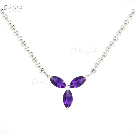 Natural Amethyst Crystal Point Gemstone Necklace Chakra Healing Gift Mens  Women | eBay