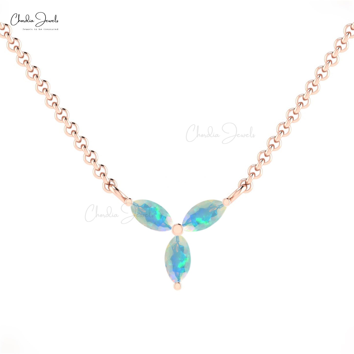Tumbled Natural Stone Necklace, 3 colors – The Katie Grace Boutique
