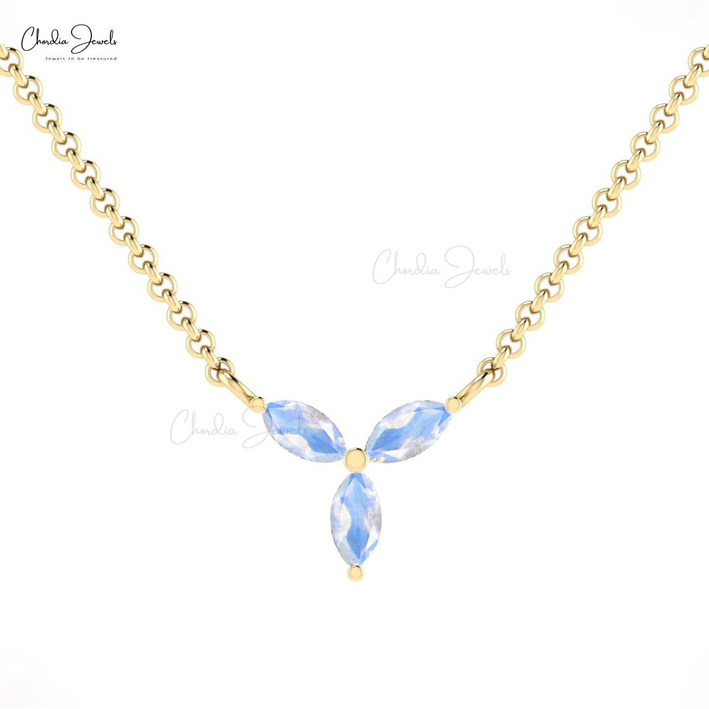 Rainbow Moonstone Necklace