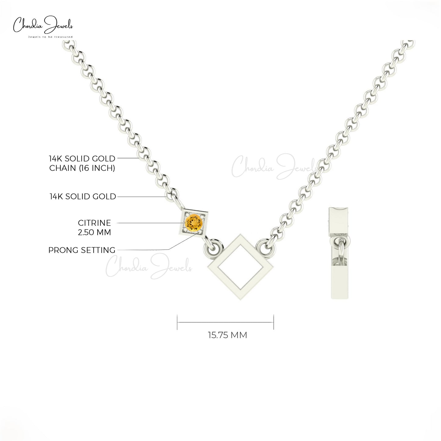 Load image into Gallery viewer, Natural Citrine Necklace
